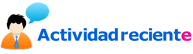 Actividad reciente