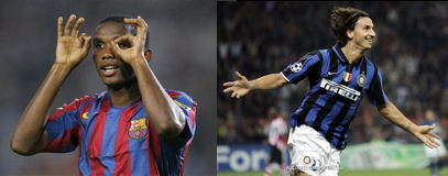 Eto'o vs Zlatan Eto'o vs Zlatan