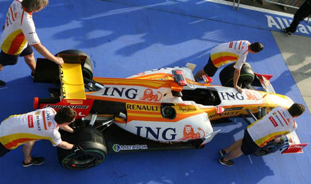 La pole de Fernando Alonso La pole de Fernando Alonso