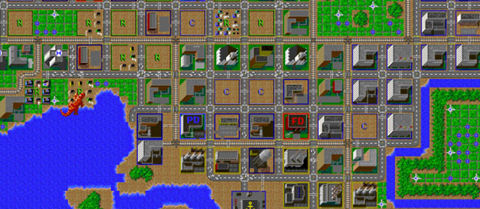 Godzilla haciendo su aparición en Sim City