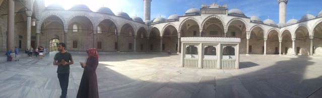Mezquita de Suleyman... patio interior